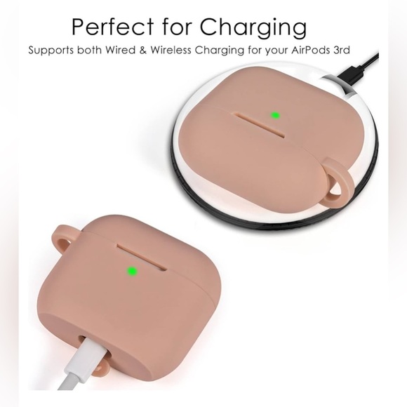 VISOOM AIR PODS 3RD GENERATION CHARGING CASE COVER WITH ACCESSORY - Picture 5 of 12